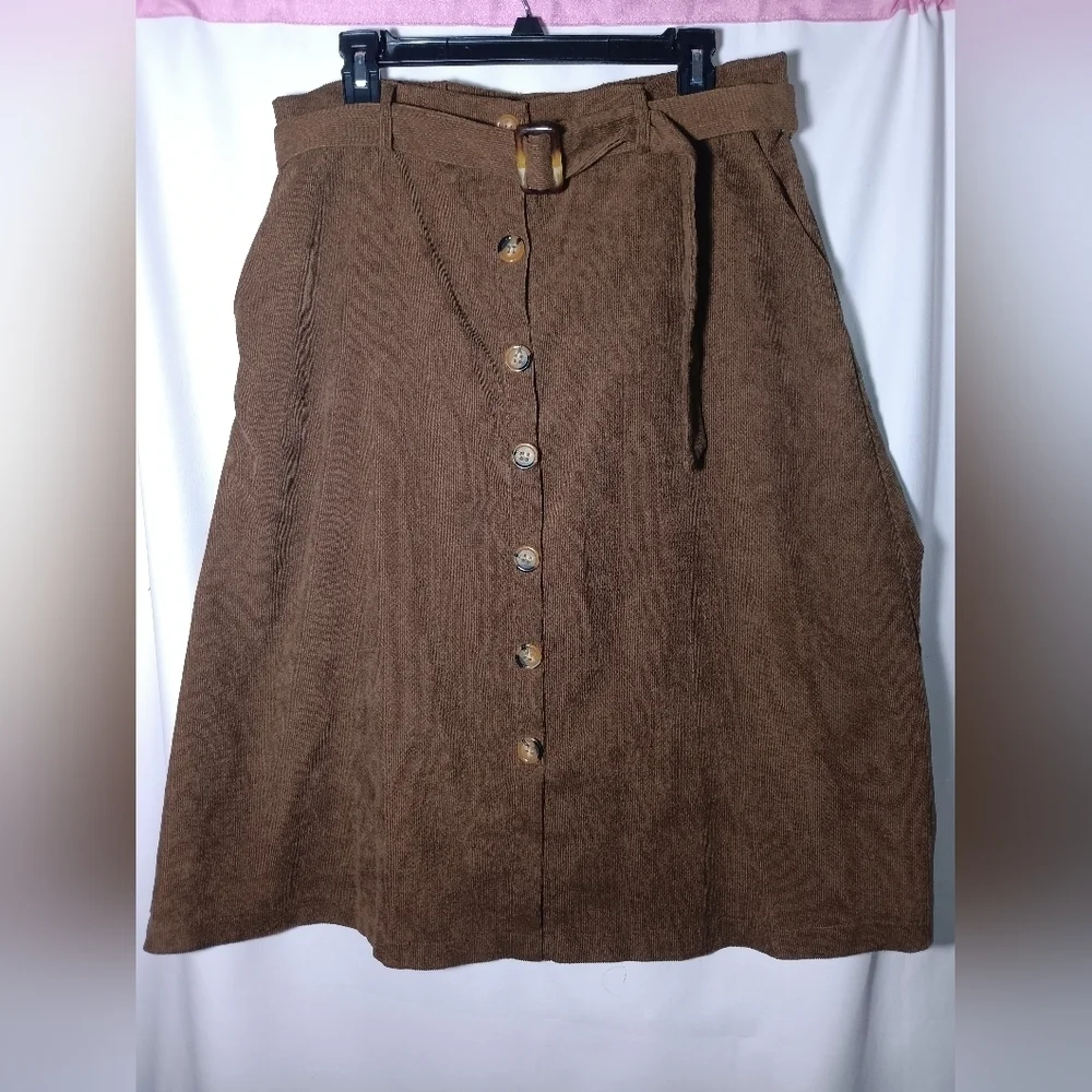 Allegra Brown Button-Up Cape